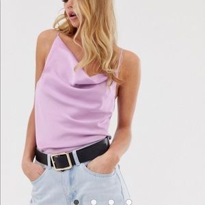 Lilac Silk Cami